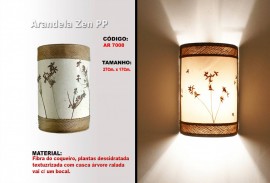  Arandela Luz Zen PP  Ar7008